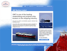 Tablet Screenshot of gmtmaritime.com